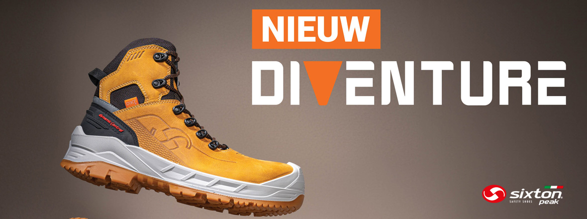 Man beklimt rots met valbeveiliging in Dassy werkoutfit